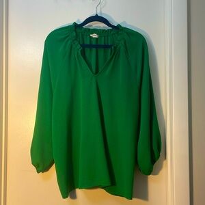 Green ee:some blouse